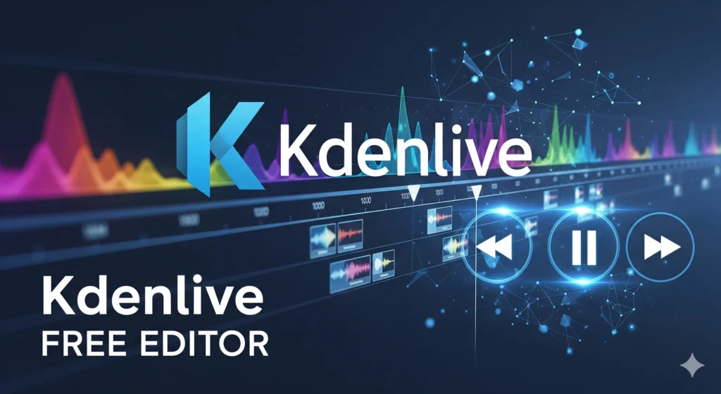 best free video editing software, Kdenlive