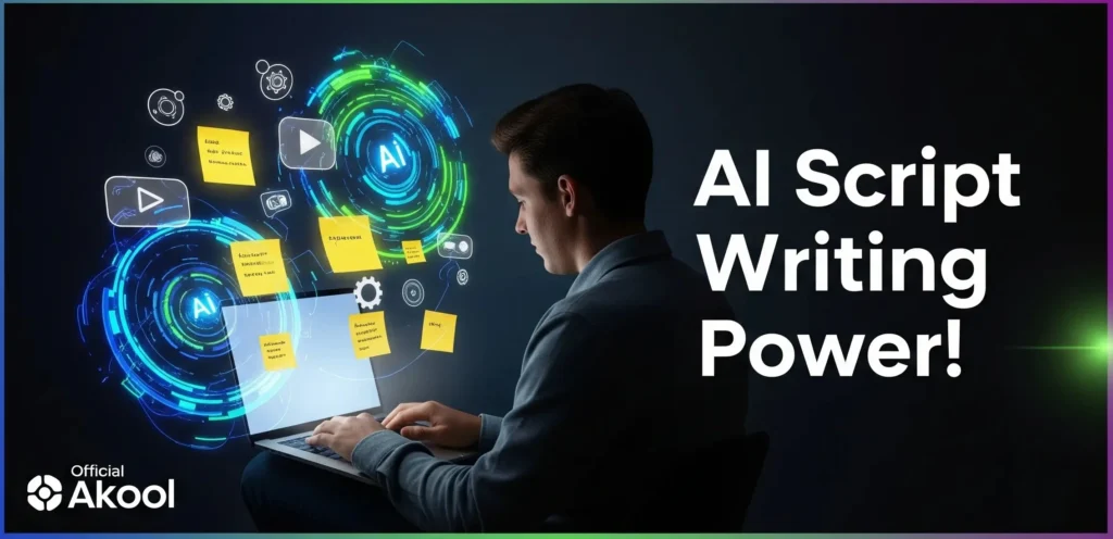 Akool, how to write a script for a youtube video,