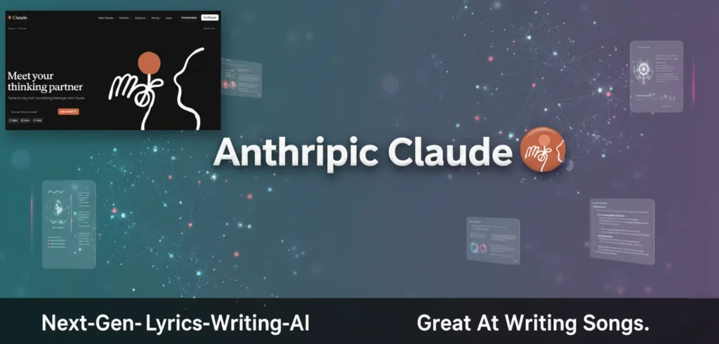Anthropic Claude,Top AI Platforms for Lyrics and Writing