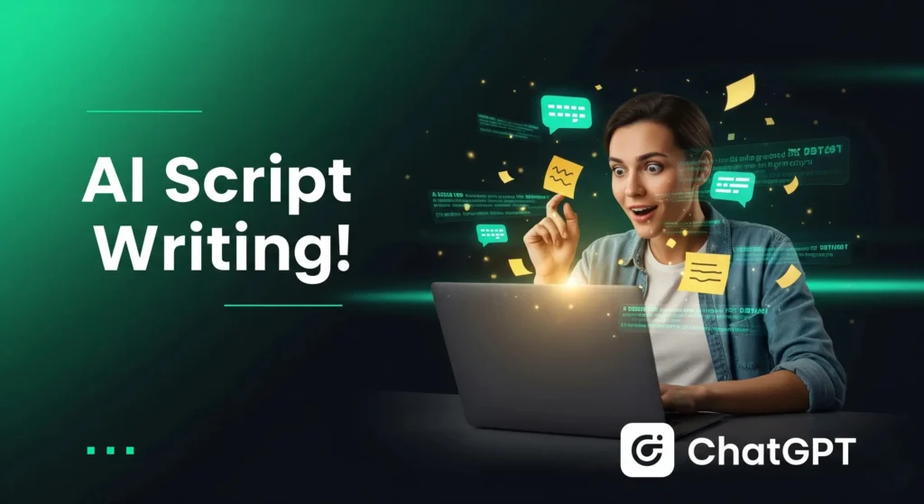 ChatGPT,how to write a script for a youtube video,