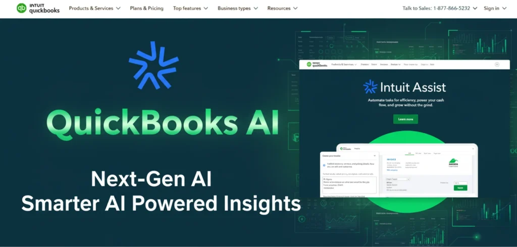 QuickBooks AI,AI Tools For Finance,best ai for finance,
