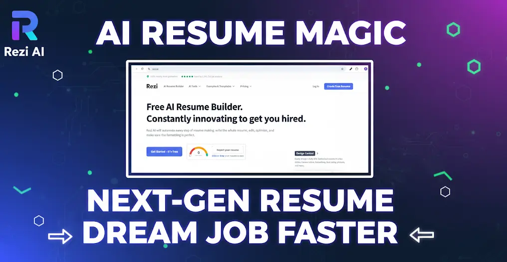 Rezi AI, best ai resume builder