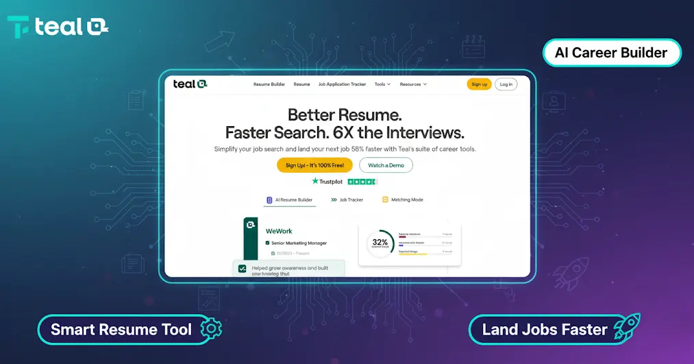 Teal HQ AI Resume Builder, best ai resume builder