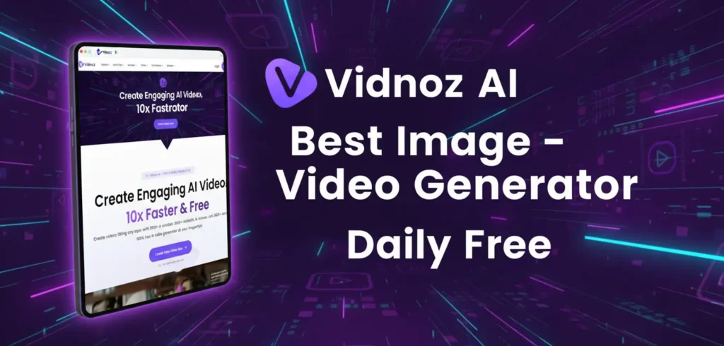 Vidnoz,free ai image to video generator,
