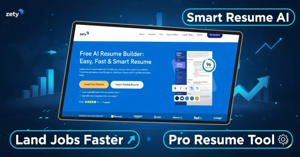 Zety AI Resume Builder,best ai resume builder