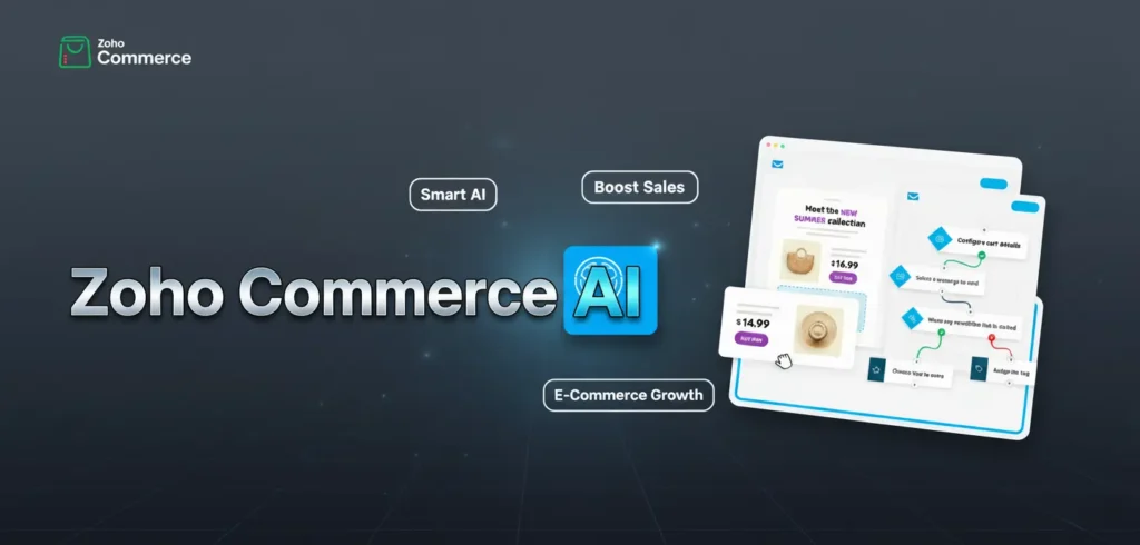 Zoho Commerce AI,ai tools for ecommerce