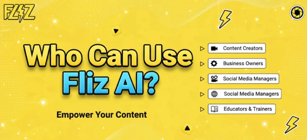 Who Can Use Fliz AI,Fliz AI